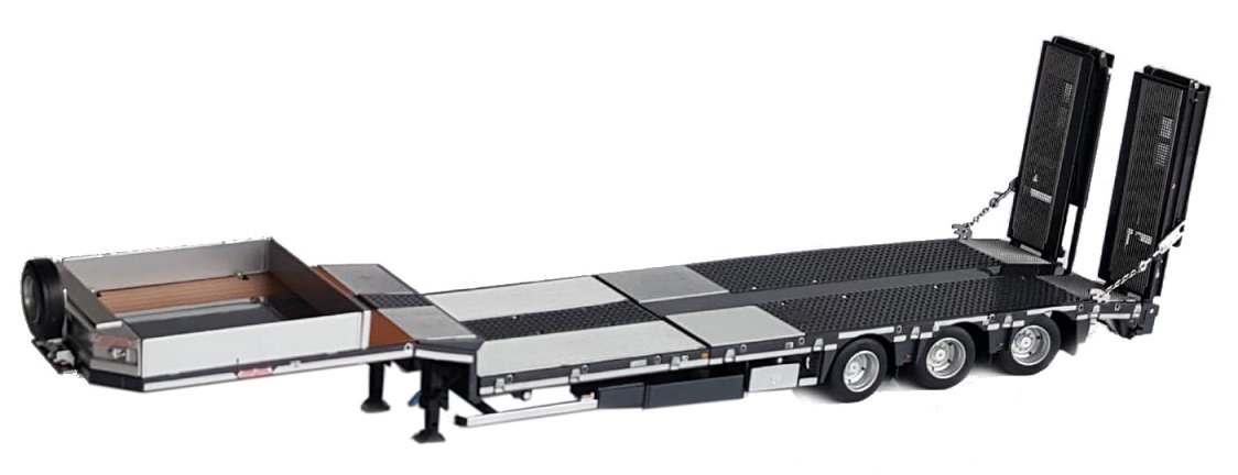 Nooteboom MCOS-48-03EB Antraciet met Metalen Platen